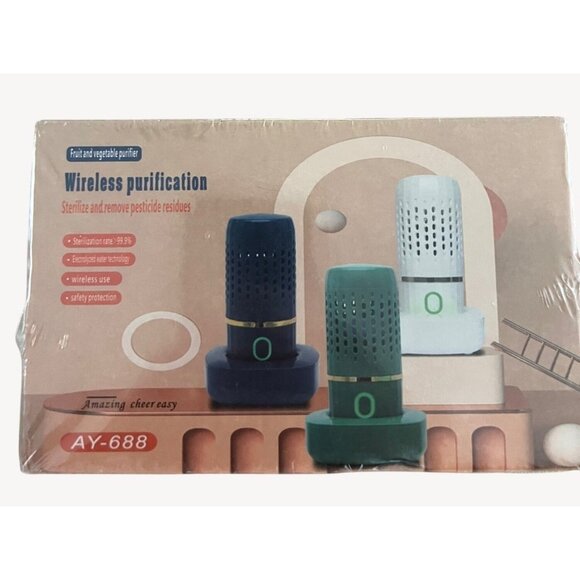 ✅3/$20 Sale-One brand new WHITE fruit & vegetable purifier; Wireless system - Picture 2 of 11